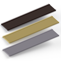 SGW series nut-brown and wenge itermic convector grilles, SGA series natural