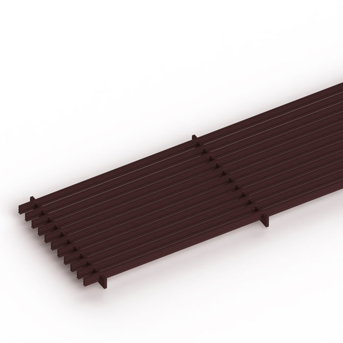 3D-модель продольных решеток itermic серии lga цвета brown
