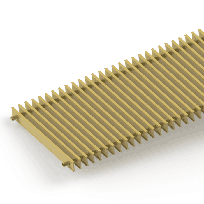 3D-модель поперечных решеток itermic серии sga цвета gold